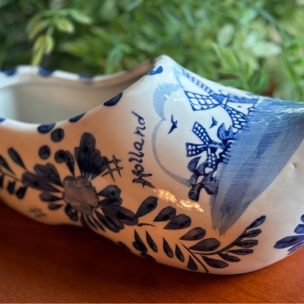 Holland Shoe Dutch Porcelain Vintage